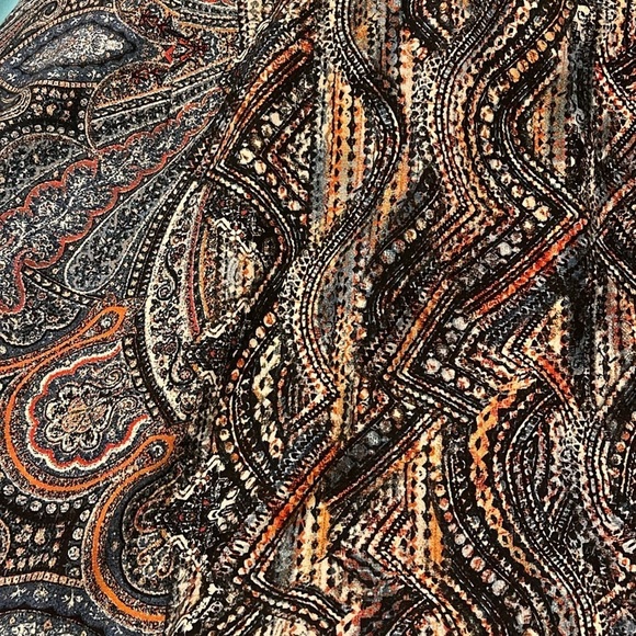 J. Jill Mod‎ Paisley Jacobean Print Ponte Pencil Skirt women’s size 1X - Picture 7 of 7